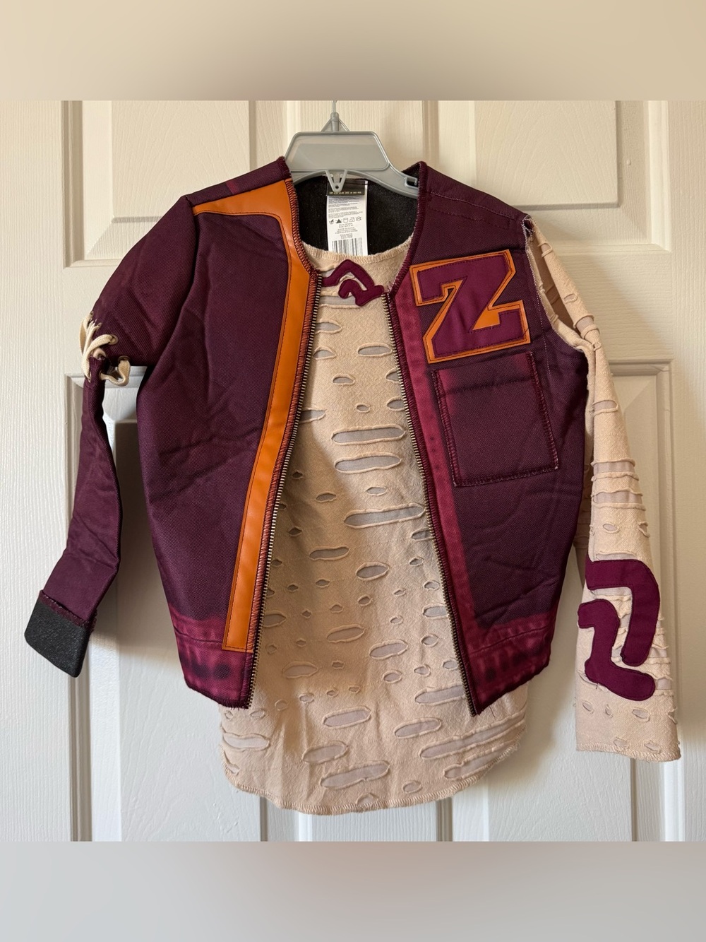 Disney Zed from Zombies Costume size (S) 4-6 2pc.